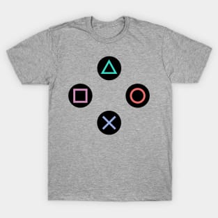 Play with Playstation Controller Buttons T-Shirt